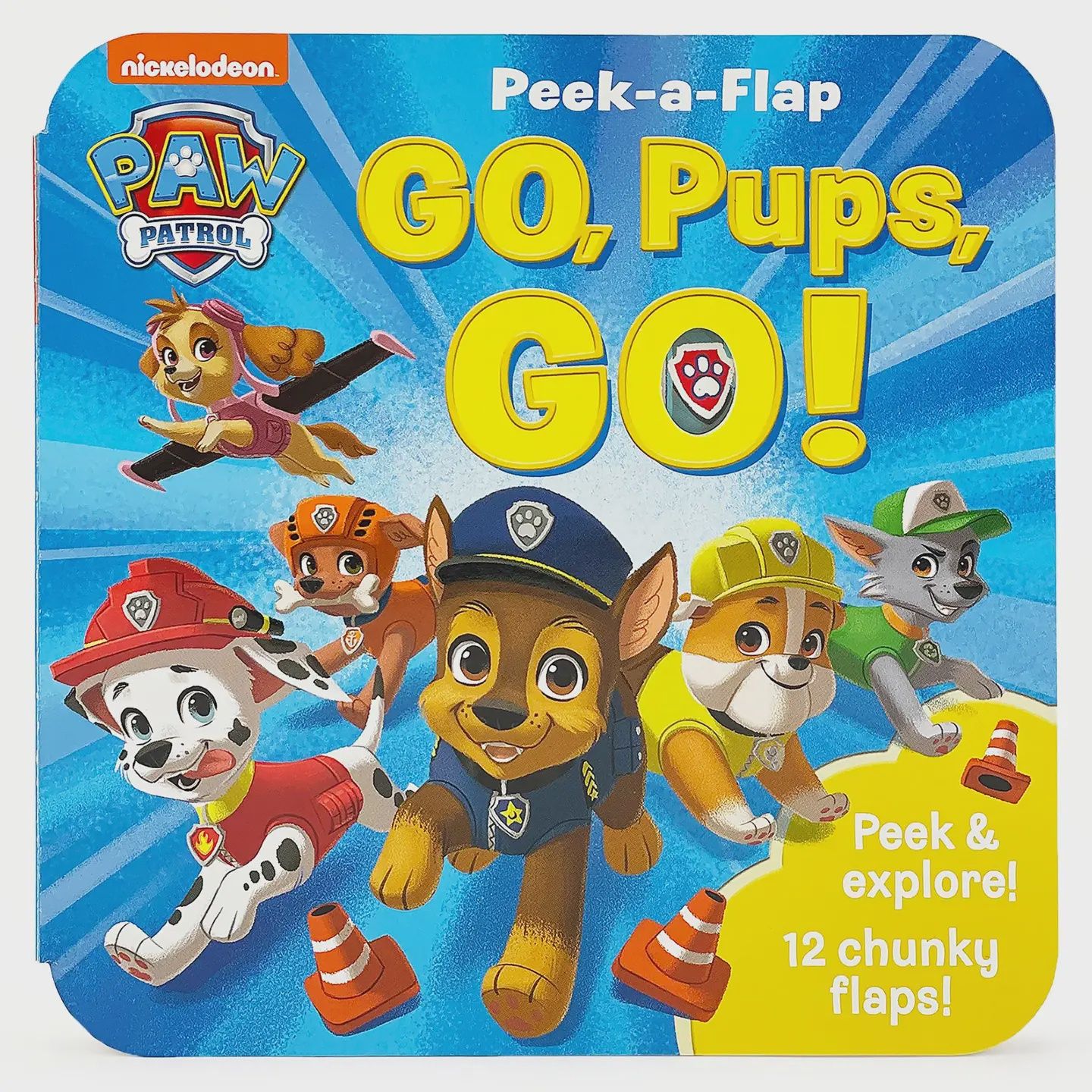 Peek-a-Flap PAW Patrol Go, Pups, Go! Interactive Board Book