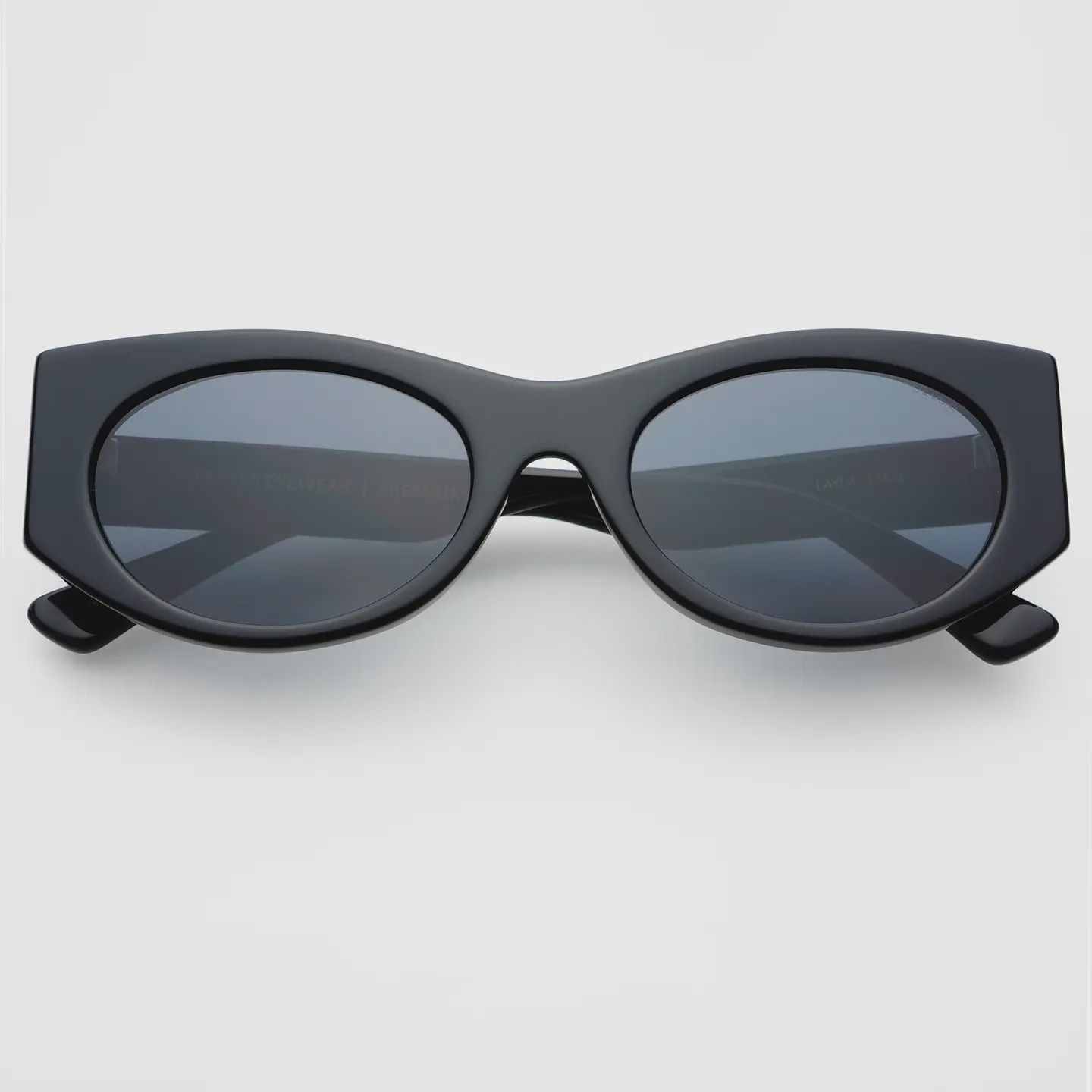 Layla Acetate Oval Sunglasses
