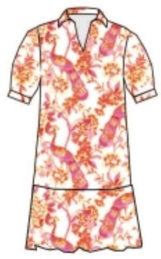 TIERNEY, Colour: GILDED PEACOCK GARDEN, Size: S