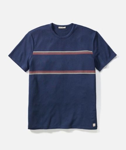 Signature Jacquard Crew Tee, Size: Small
