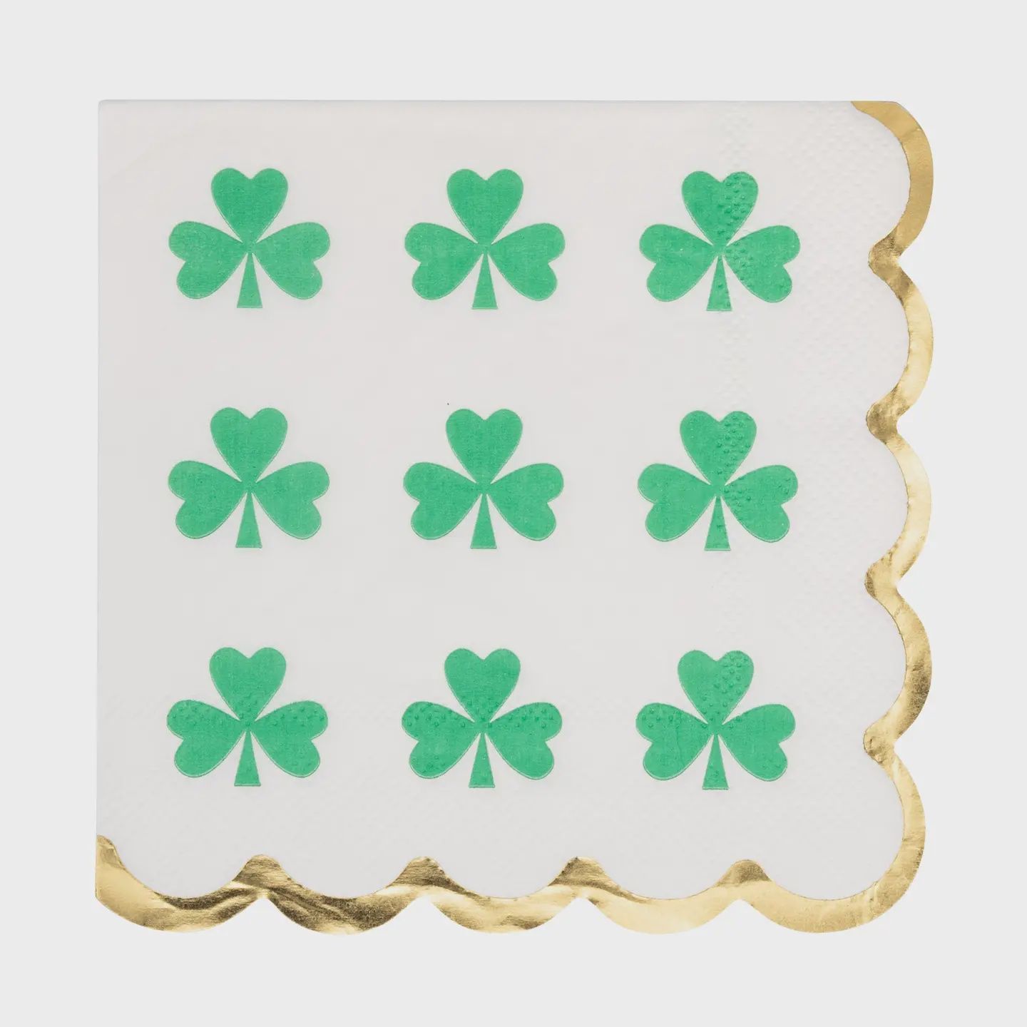 FOIL Nine of Clubs Cocktail Napkin (18ct)