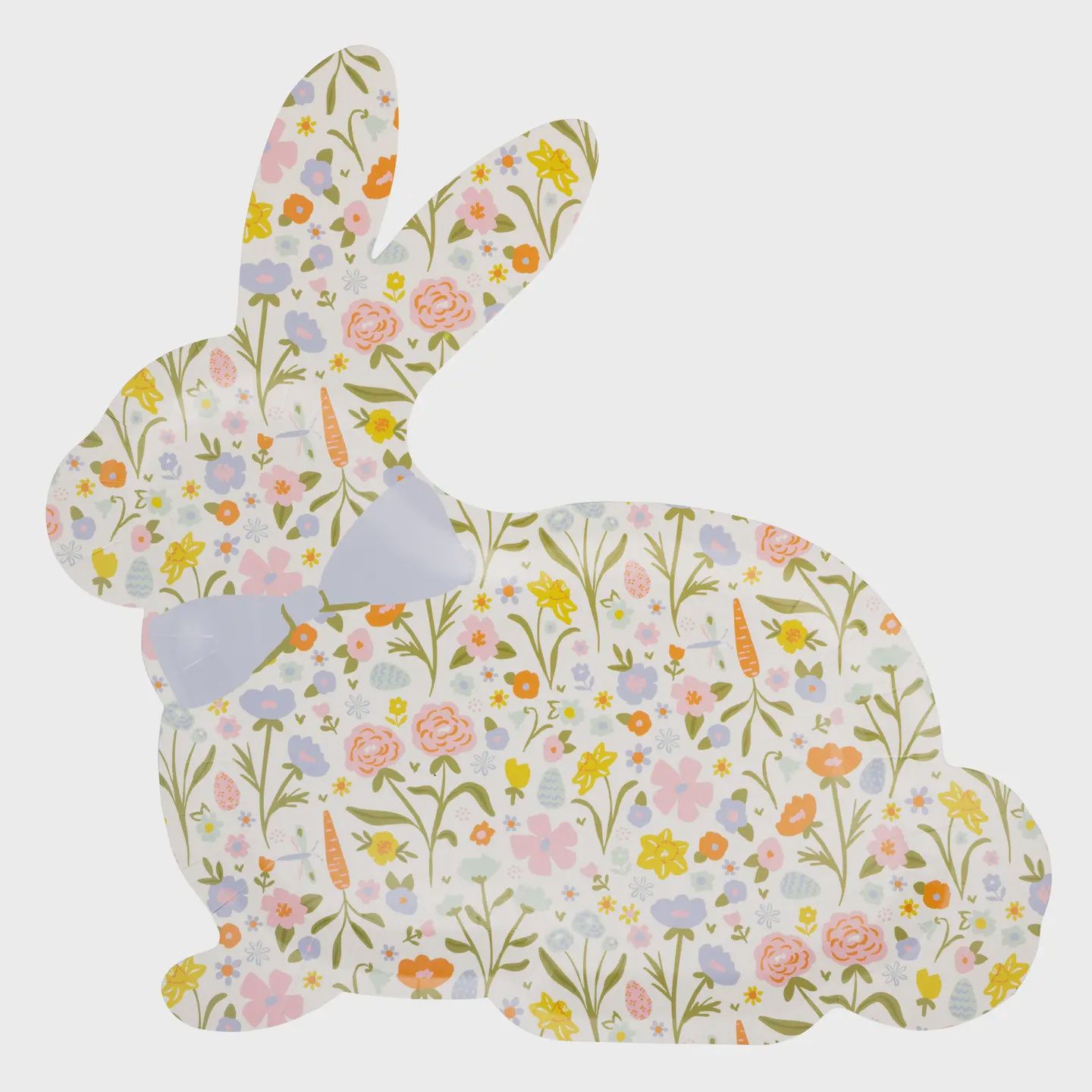 Floral Bunny Plate