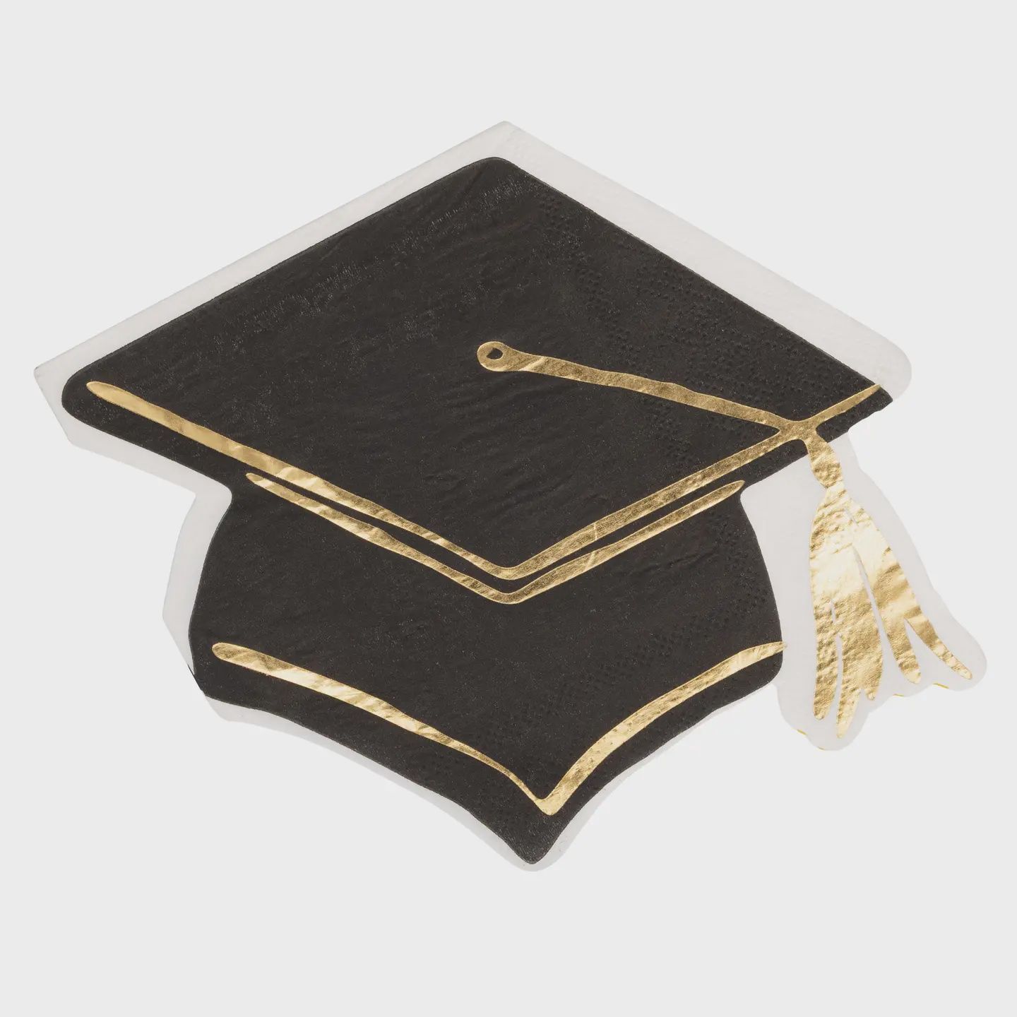 Grad Hat Shaped Napkin Cocktail