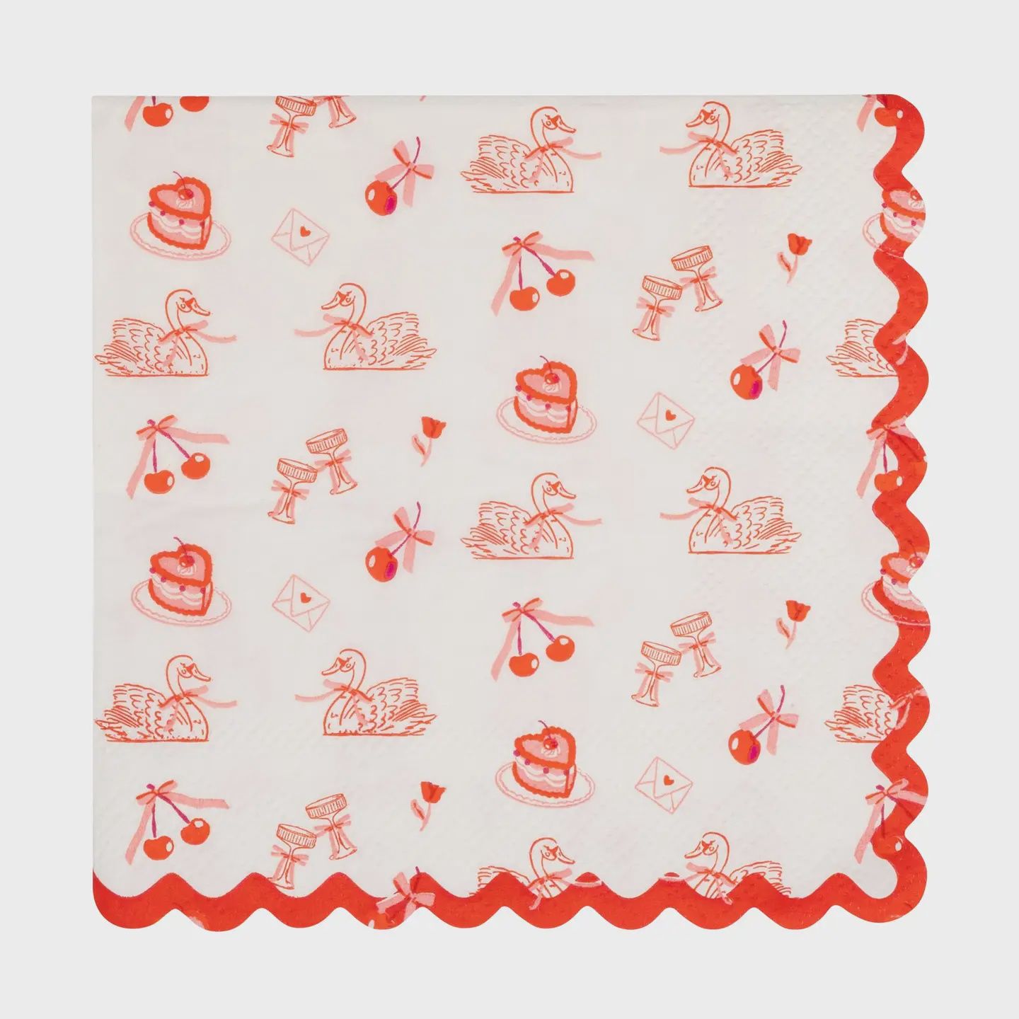 Valentine Pattern Cocktail Napkin (24ct)
