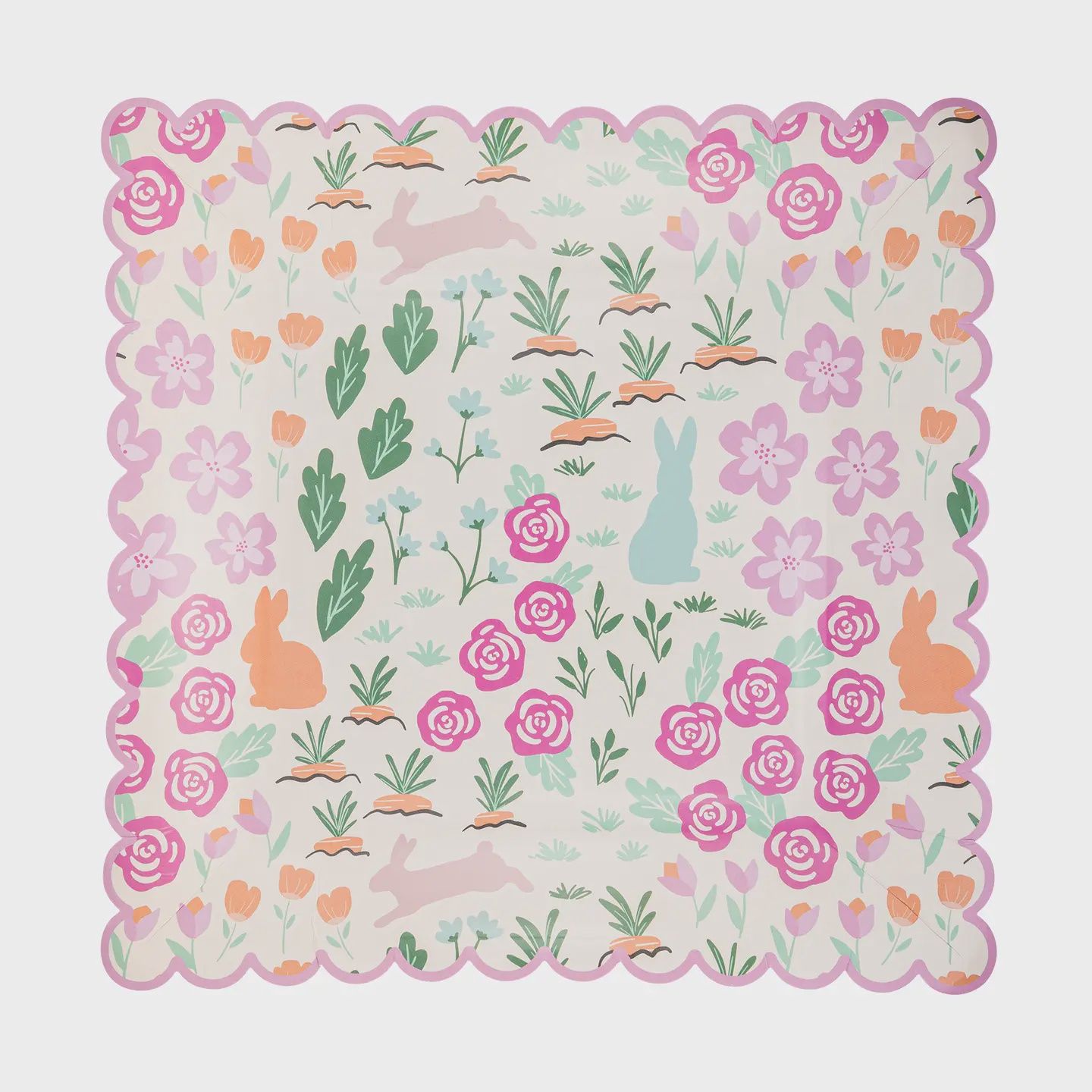 Garden Scatter Paper Plate