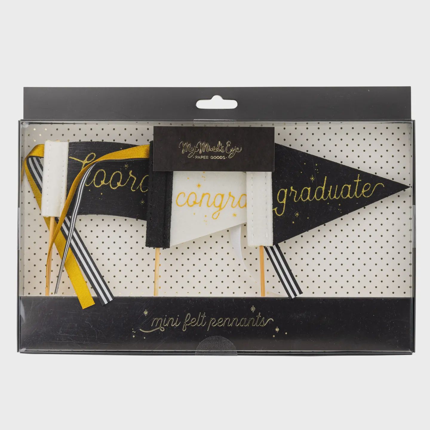 Graduation Mini Felt Pennants