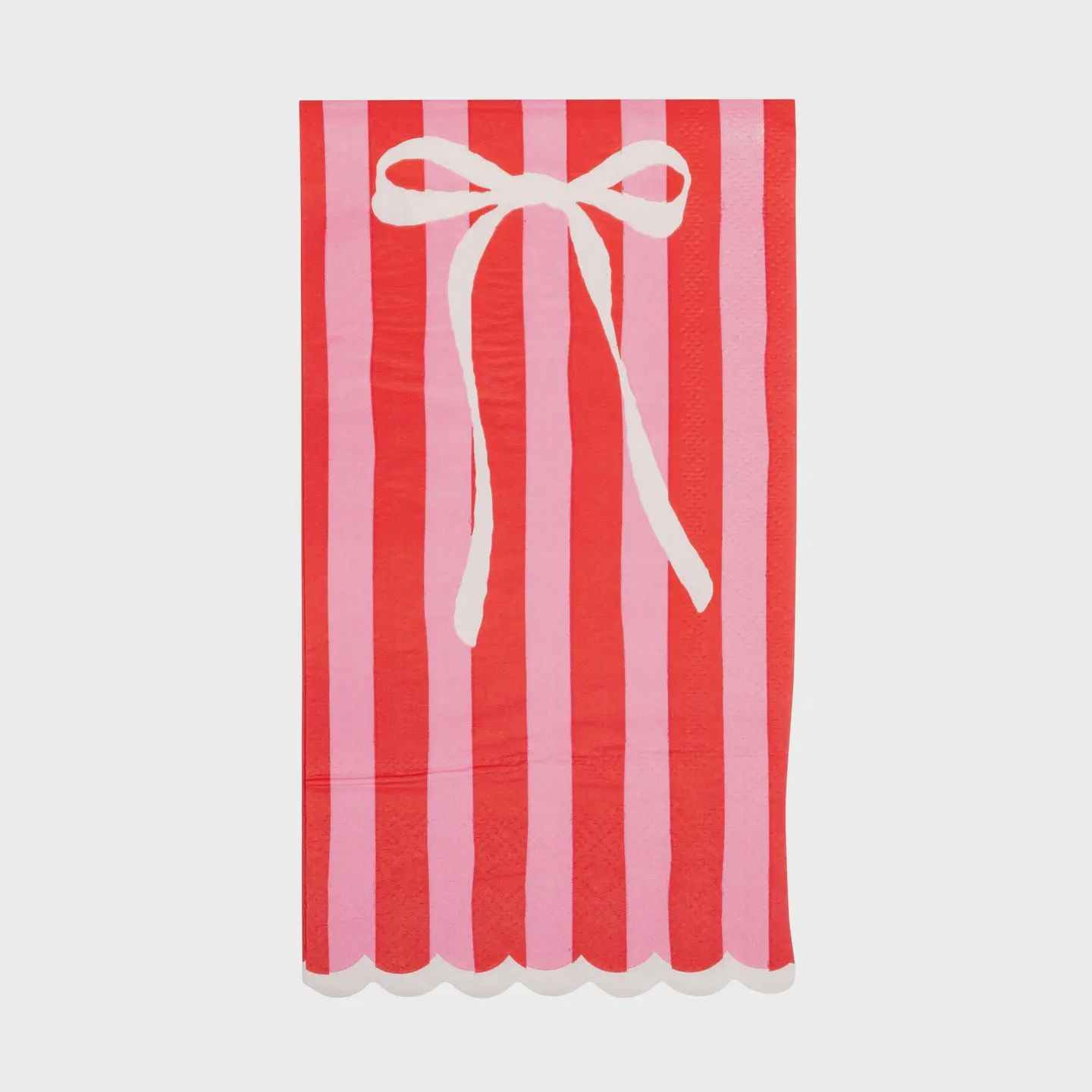 Bow Striped Guest Napkin (24 ct)