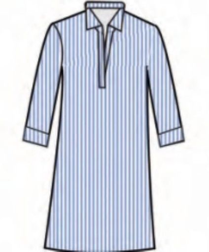 FINLEY, Colour: PINSTRIPE PERIWINKLE, Size: XXL