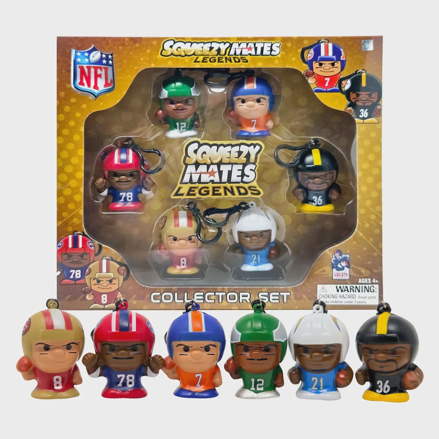NFL SqueezyMates Legends 6-Figure Set 2026