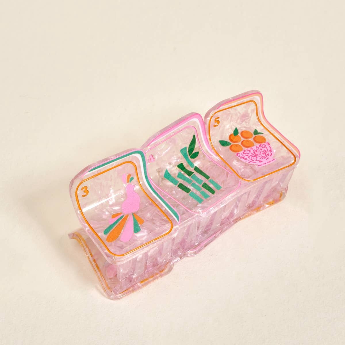 Shape Up Claw Clip–Mahjong Tiles