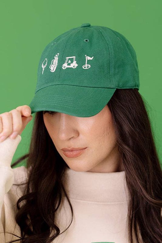 Golf Icons Hat in Kelly Green