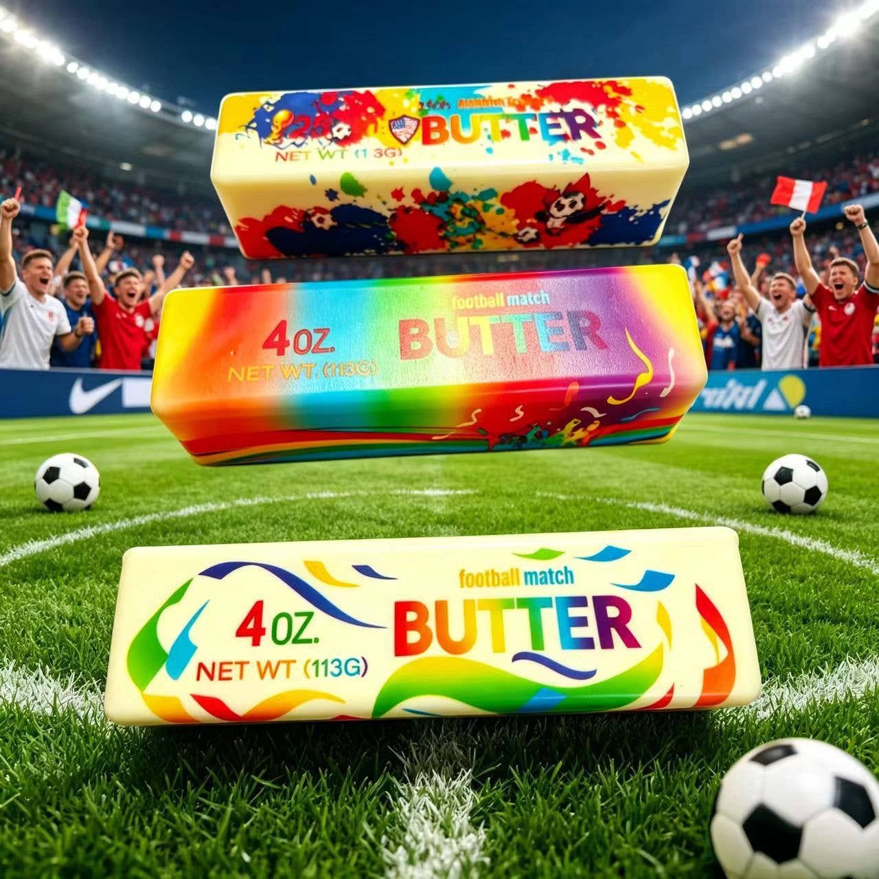 Squeeze Fifa world cup soccer Butter Squishy Toy, Size: 3 styles random delivery