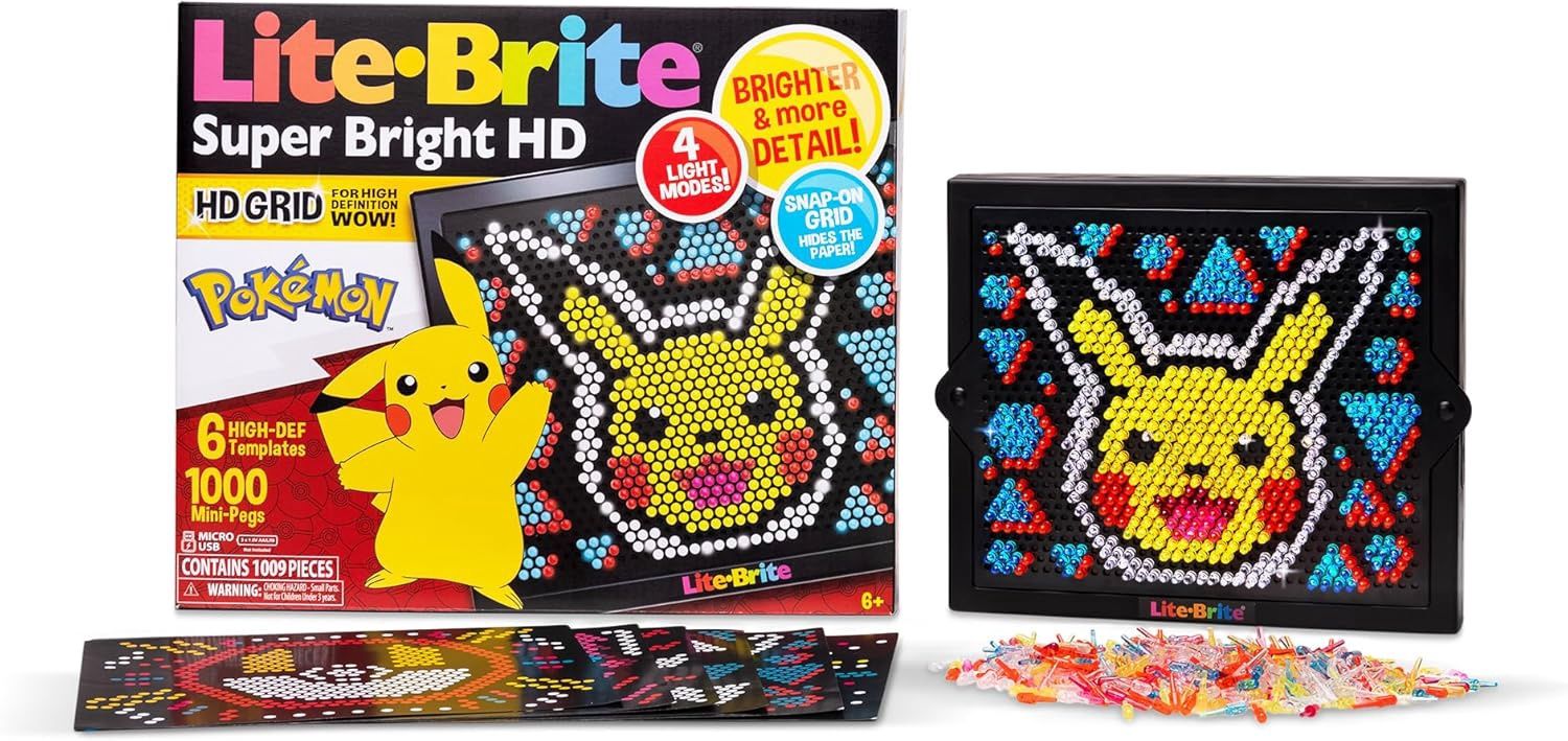 Lite Brite Super Bright HD - Pokemon Edition