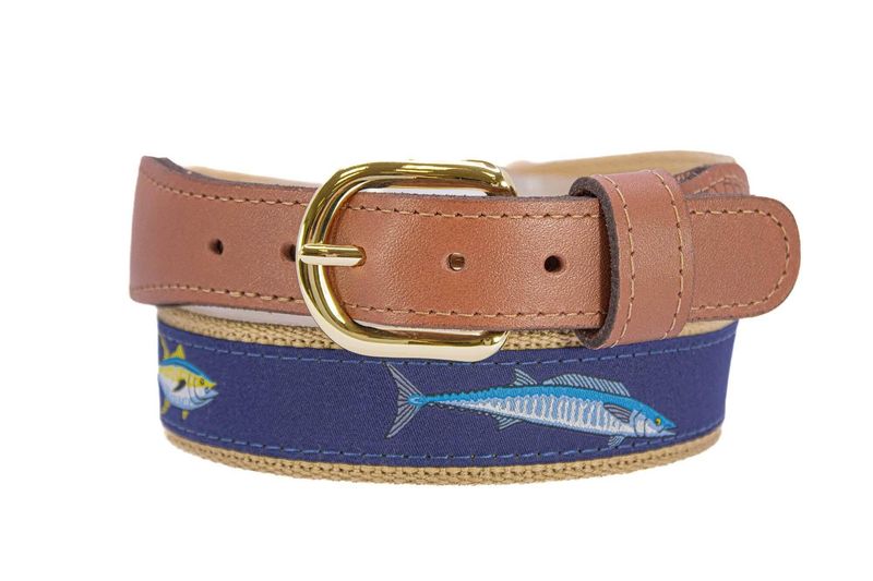 Offshore Slam Men's Woven Ribbon Belt