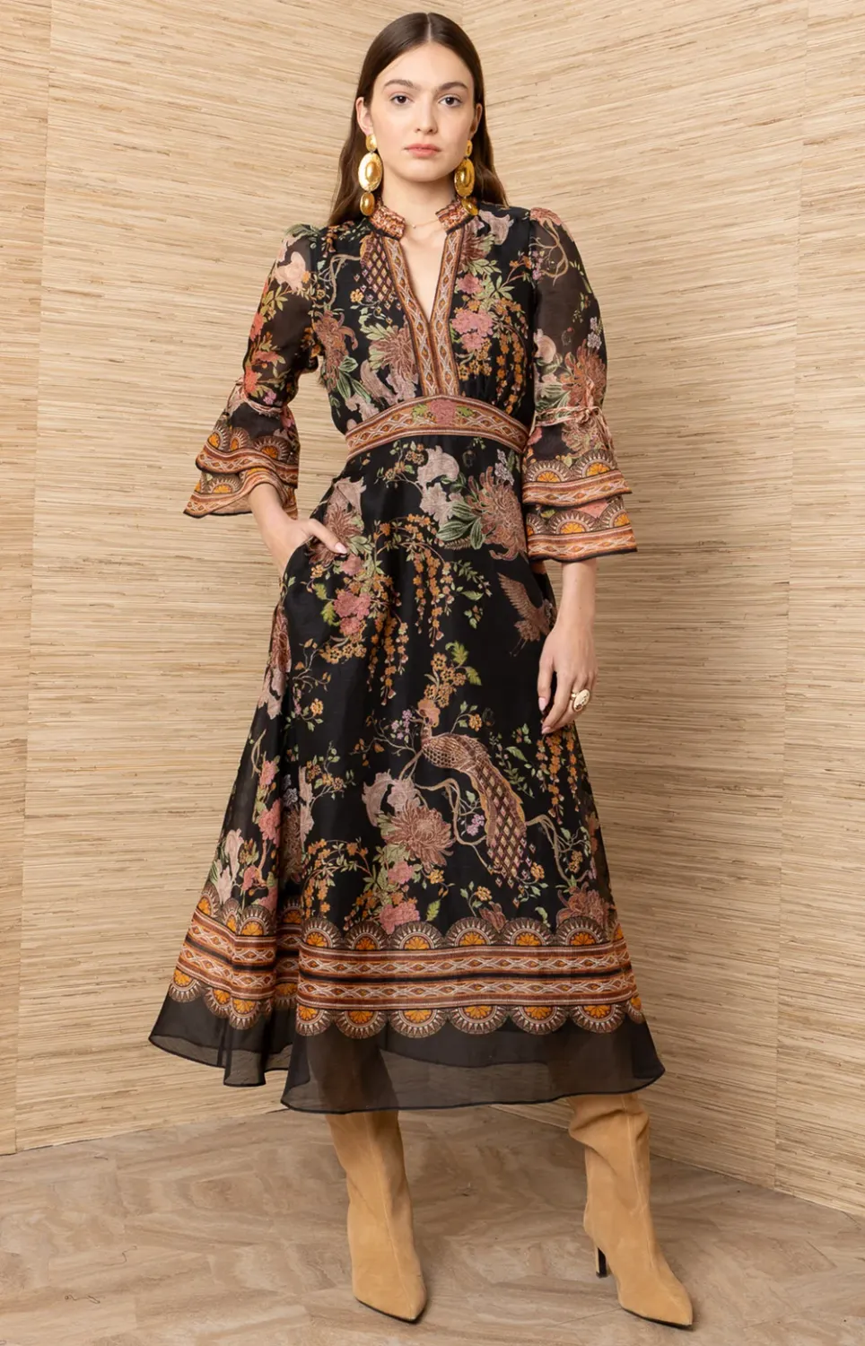 Brid Organza Maxi Dress