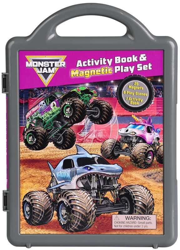 Monster Jam Magnetic Play Set by Editors of Studio Fun International