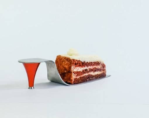 High Heel Cake Server-Ruby Red