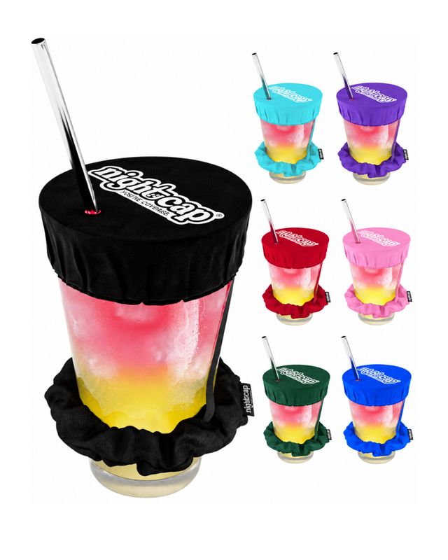 NightCap Scrunchie Drink Cover - Drink Spiking Prevention