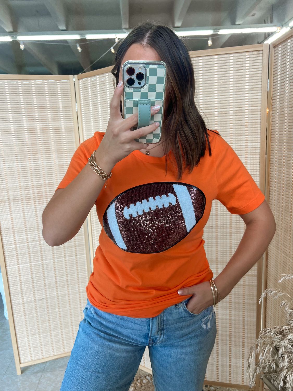 UT Bling Football Tee