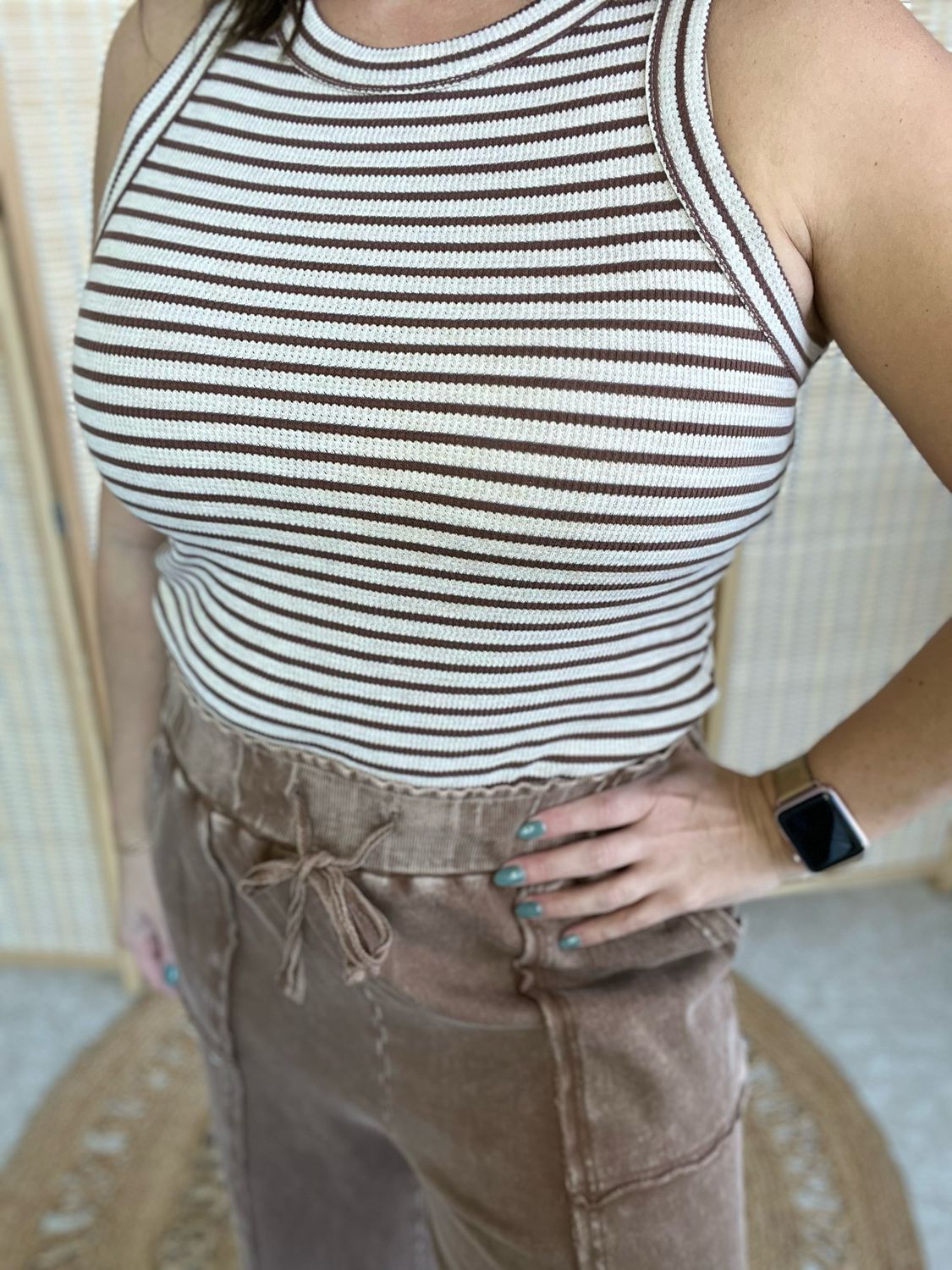 On Stripe Tank Top