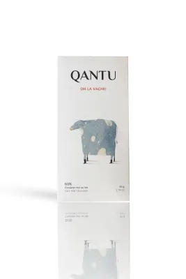 Qantu - Oh la vache ! Dark Milk 60% Cacao-Piura