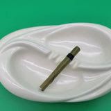 77 White Ceramic Ashtray