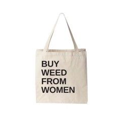Buy Weed From Women Tan Tote Bag