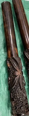 Amsterdam Carved Wooden Leaf Pipe