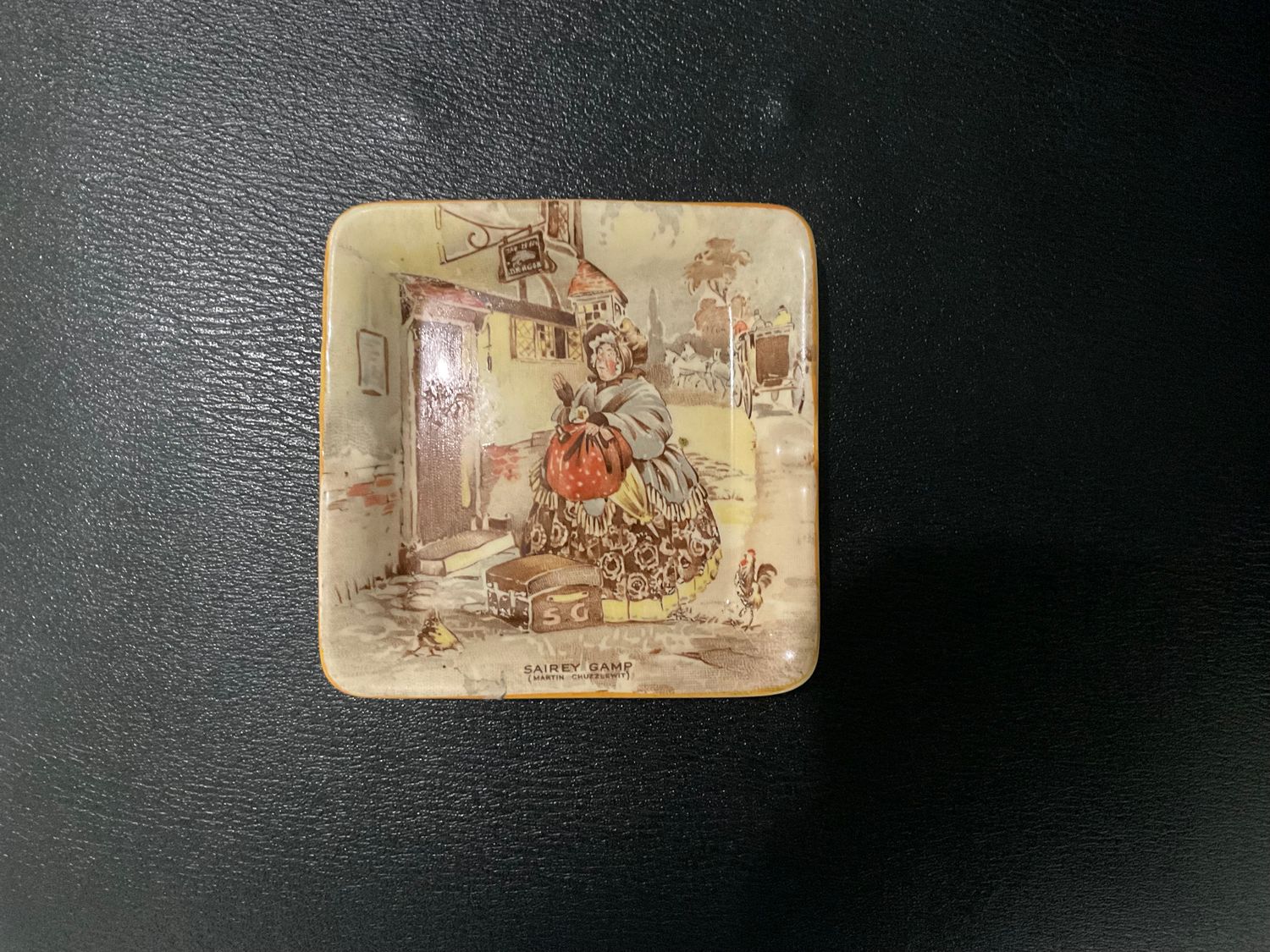 Sairey Gamp Ceramic Ashtray