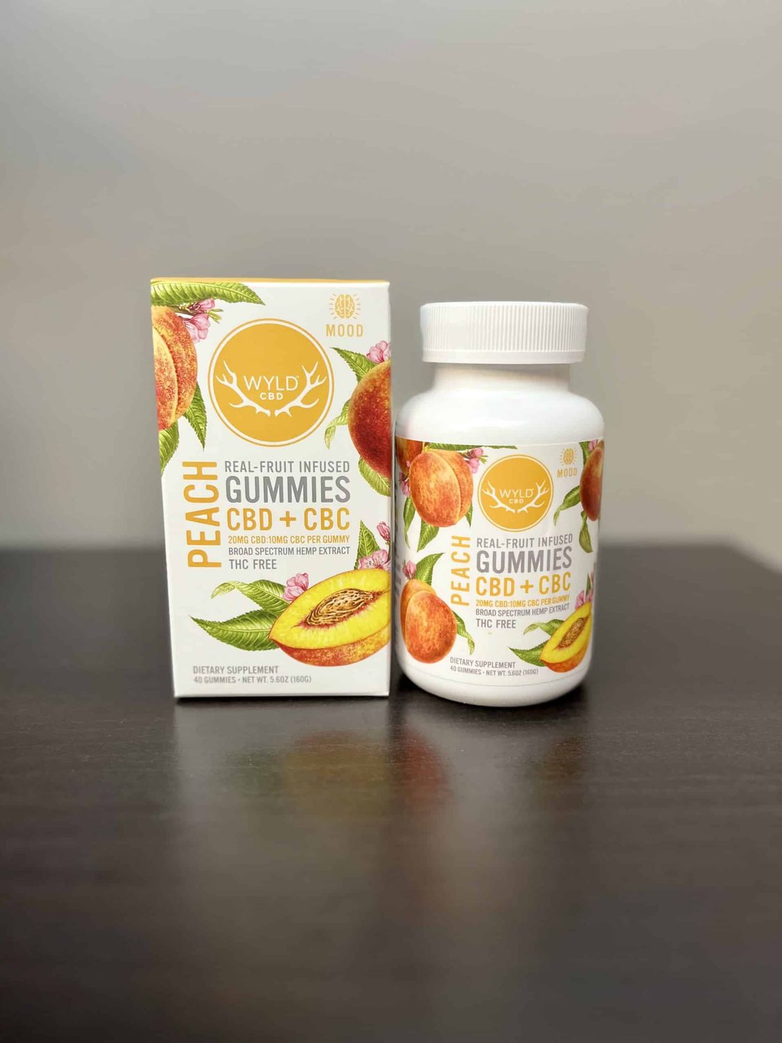 WYLD CBD & CBC Gummies Peach 2:1 | 600mg | 20pcs