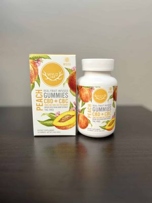 WYLD CBD & CBC Gummies Peach 2:1 | 600mg | 20pcs
