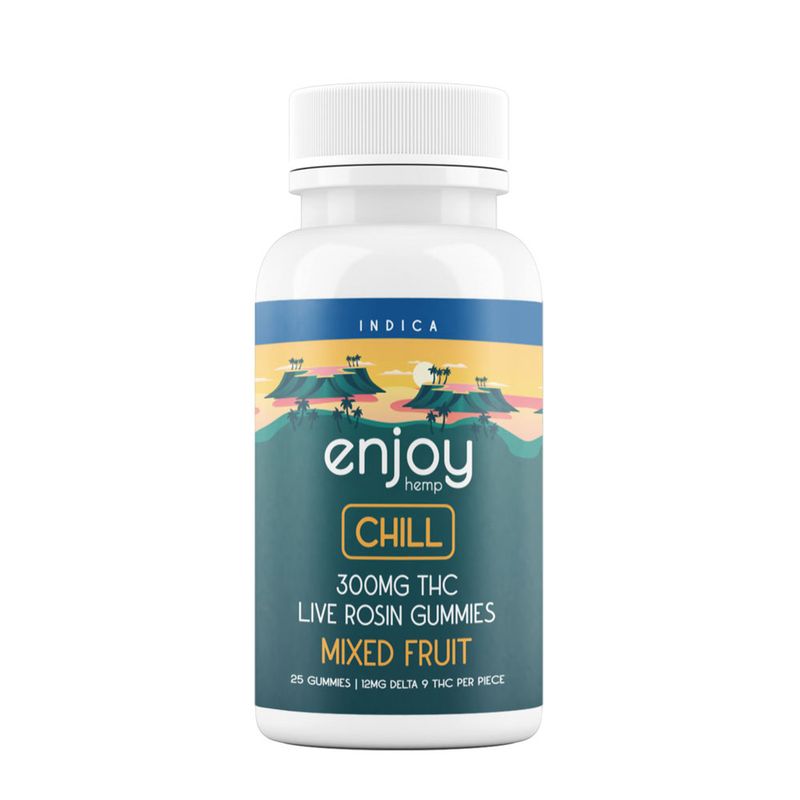 Enjoy Chill Live Rosin Δ9 Gummies | 300mg | 25pc | Indica