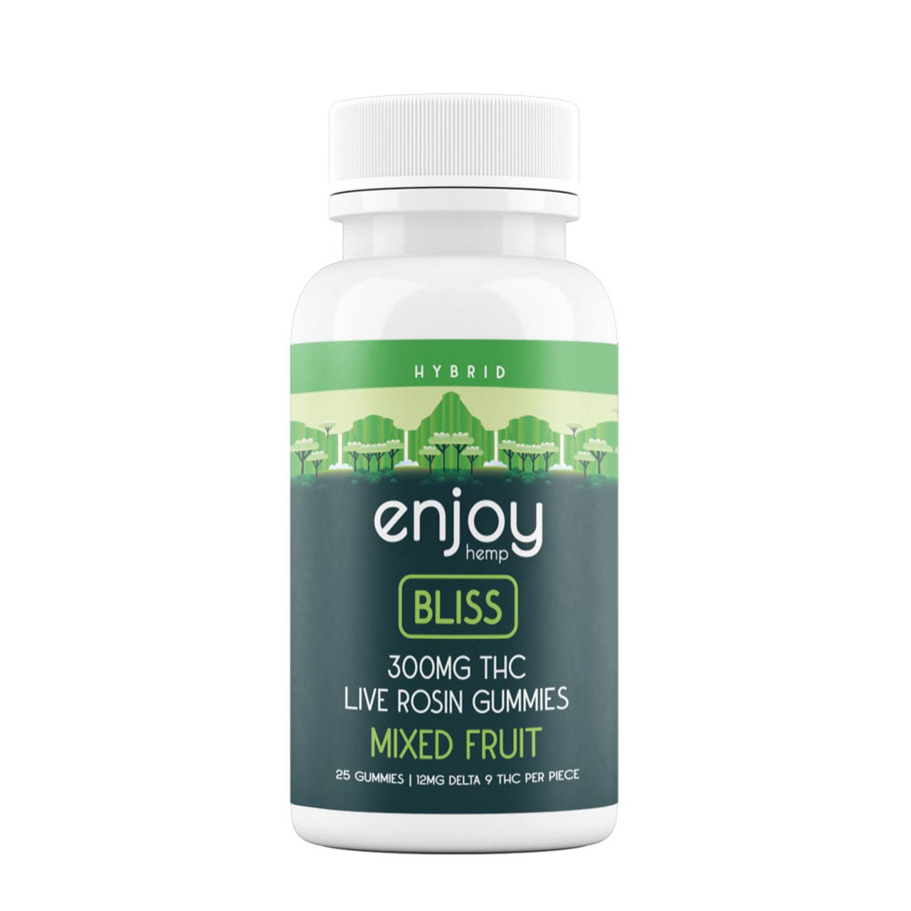 Enjoy Bliss Live Rosin Δ9 Gummies | 300mg | 25pc | Hybrid