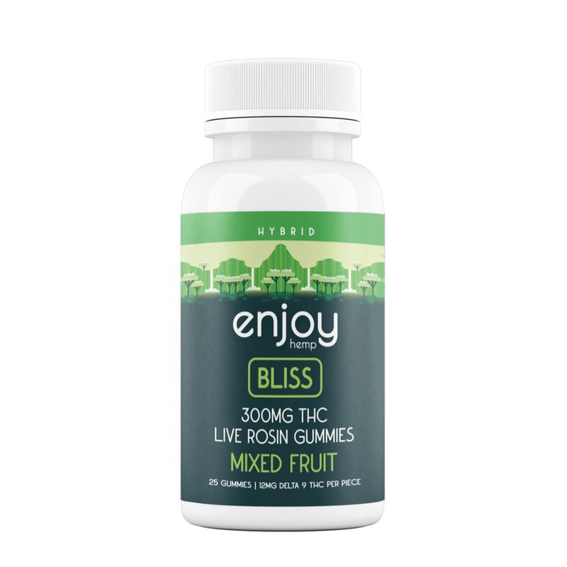 Enjoy Bliss Live Rosin Δ9 Gummies | 300mg | 25pc | Hybrid