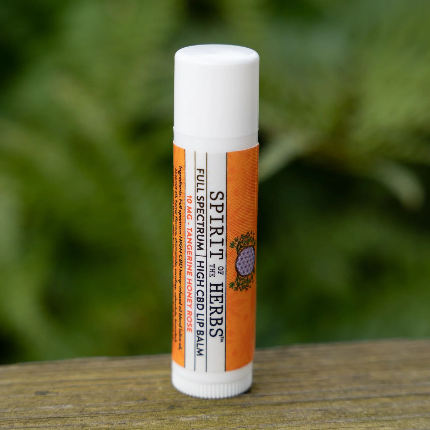 Spirit Of The Herbs CBD Lip Balm, Variant Name: Tangerine Honey Rose