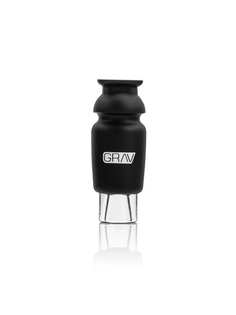 Grav Silicone-Capped Glass Crutch, Variant Name: Black