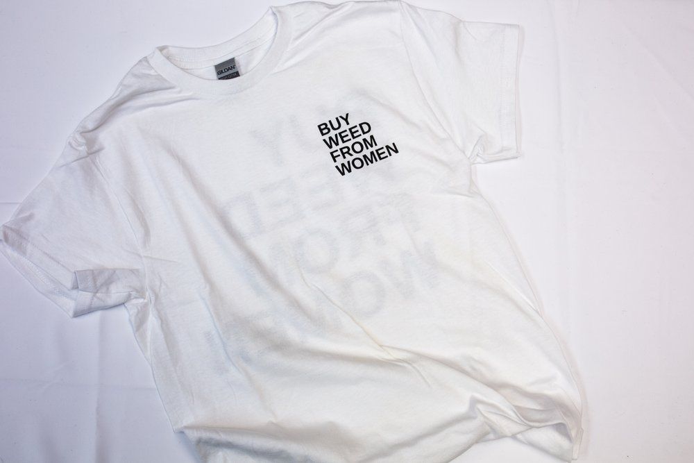 Buy Weed From Women White Short Sleeve Shirt