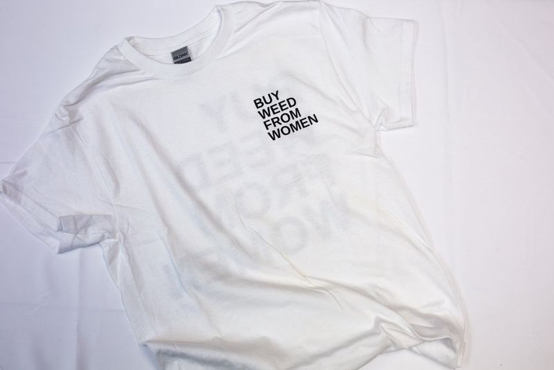 Buy Weed From Women White Short Sleeve Shirt