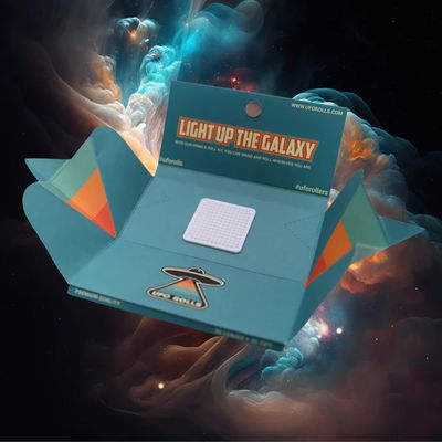 UFO Rolls Rolling Papers | Grind & Roll Kit + Tips | King Size
