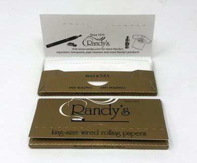 Randy's Wired Natural Hemp Rolling papers