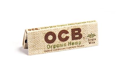 OCB Hemp single wide papers