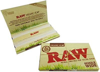 Raw Rolling Papers | Organic Hemp | Single-Wide