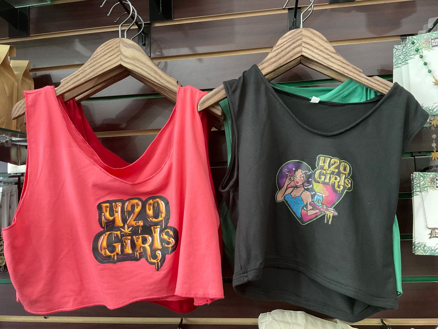 420 Girls Crop Tops