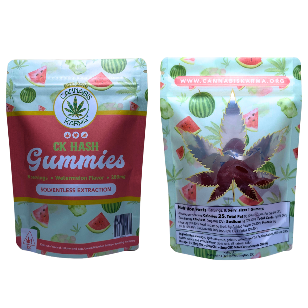 CK Hash Gummies 1:1:5 | Watermelon | 280mg | 8pc