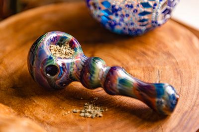 Jedi Glassworks Cobalt Lumpy Pipe