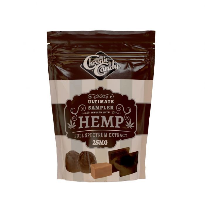 Chronic Candy Infused with Hemp | Full Spectrum Candy Bag |25mg, Variant Name: Peanut Butter