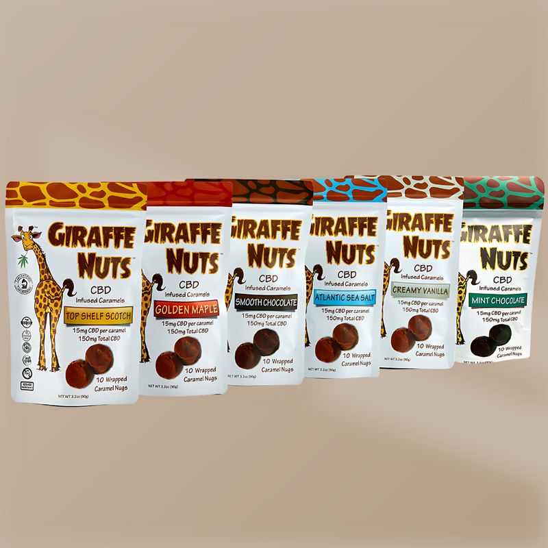 Giraffe Nuts CBD Caramel
