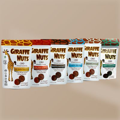 Giraffe Nuts CBD Caramel