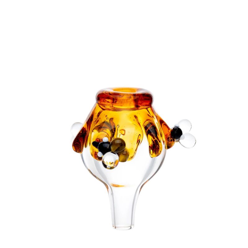 Empire Glassworks Honey Drip Puffco Peak Glass Bubble Cap
