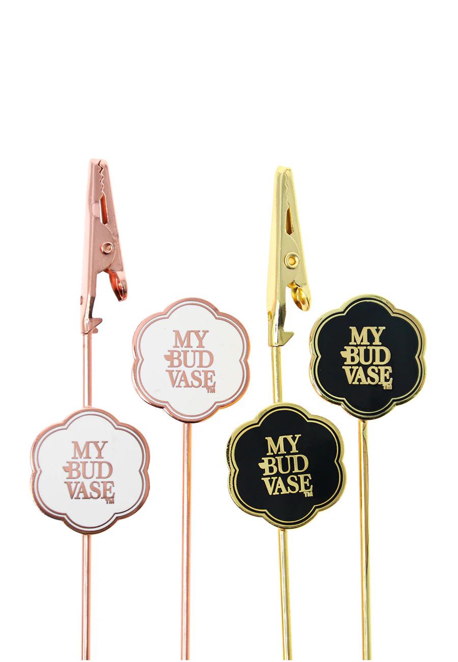 My Bud Vase Logo Poker Black & Gold Without Clip